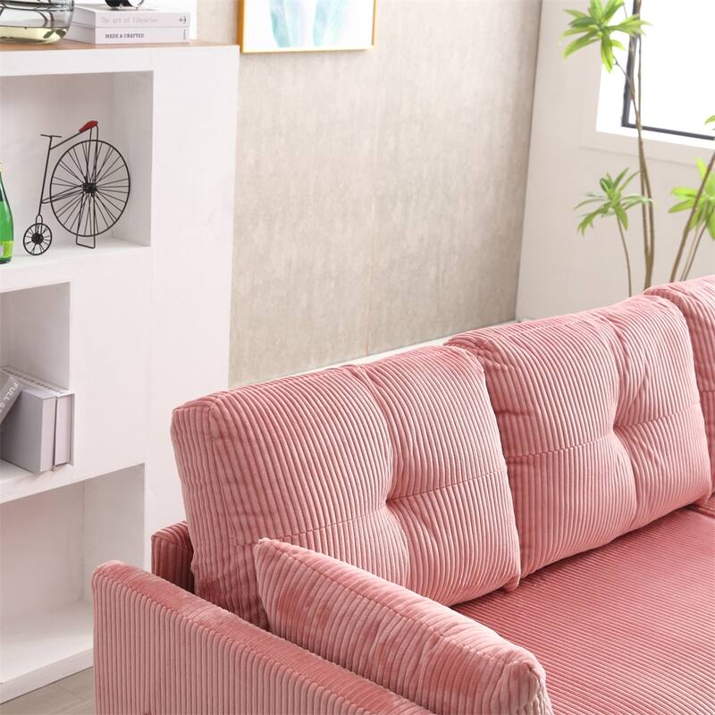 L Shaped Modular Sectional Sofa w/ Reversible Chaise and Storage Seat