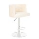 preview thumbnail 25 of 28, SAFAVIEH Couture Zayna Adjustable Barstool. - 21.3"x22.1"x44.1"