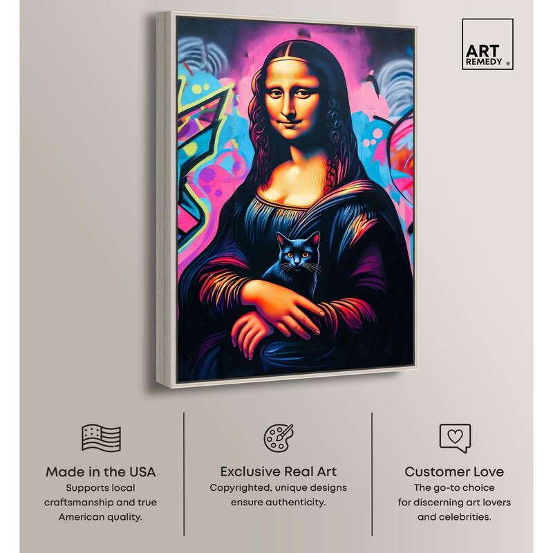 Lisa's Little Secret II Canvas by Art Remedy