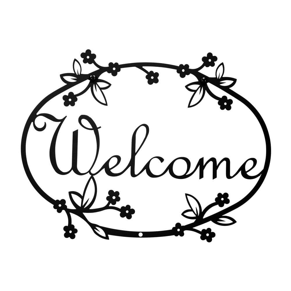 Floral - Welcome Sign Medium