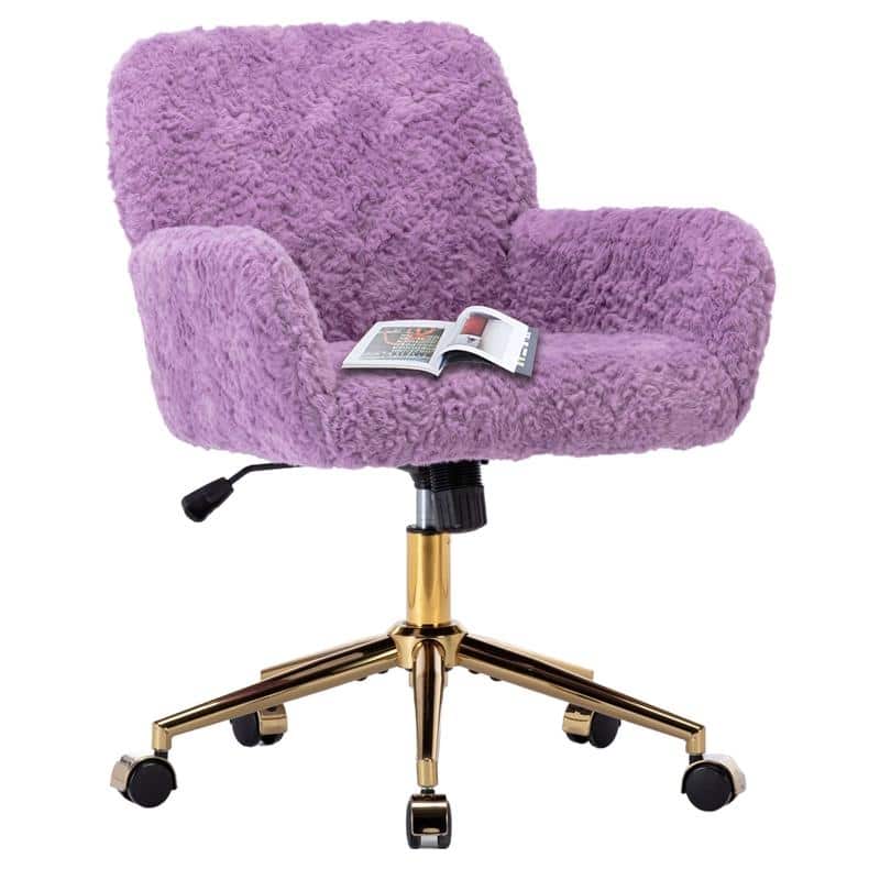 Metal Swivel Home Upholstered Office Chair