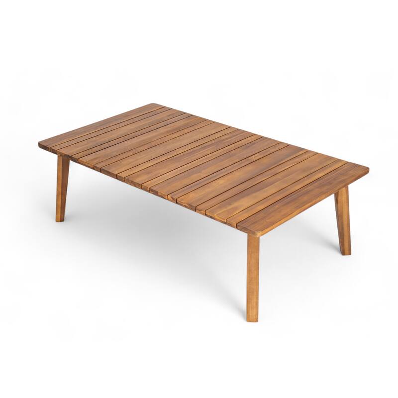 Christopher Knight Home-Rawson Acacia Wood Outdoor Chat Set
