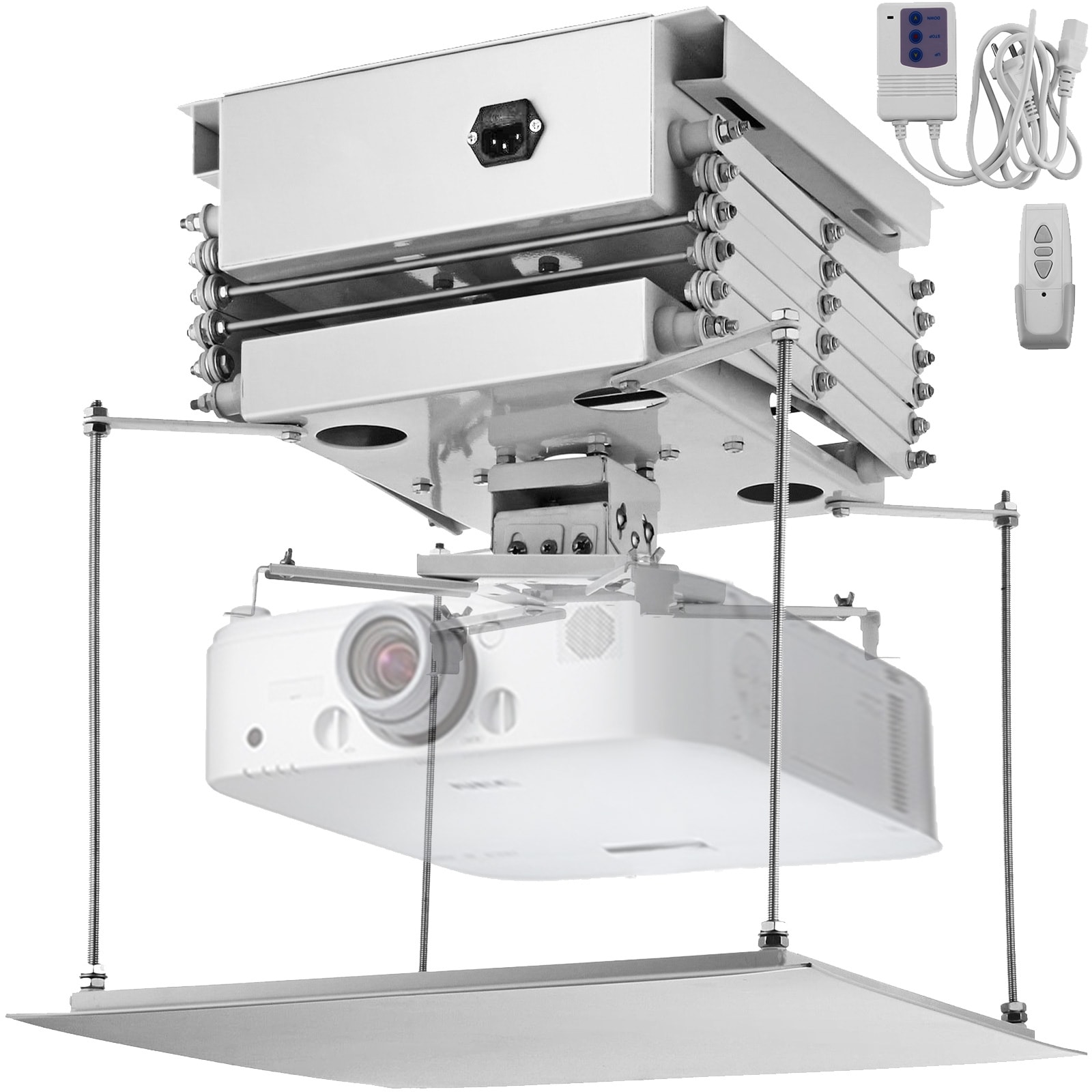 VEVOR Projector Bracket Motorized Lift With Remote...