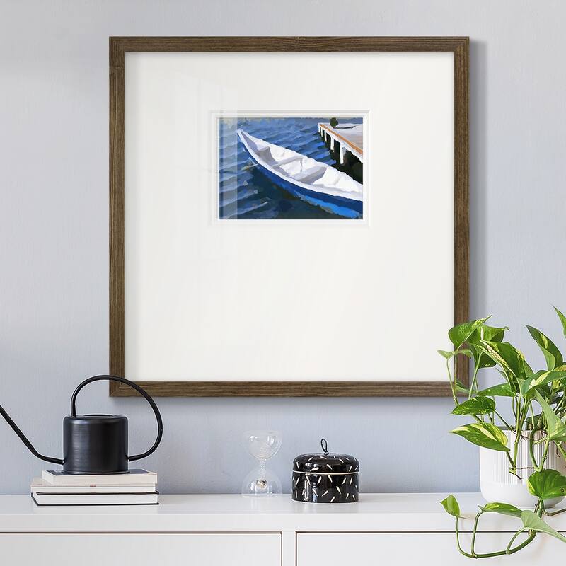 Colorful Rowboat IVPremium Framed Print