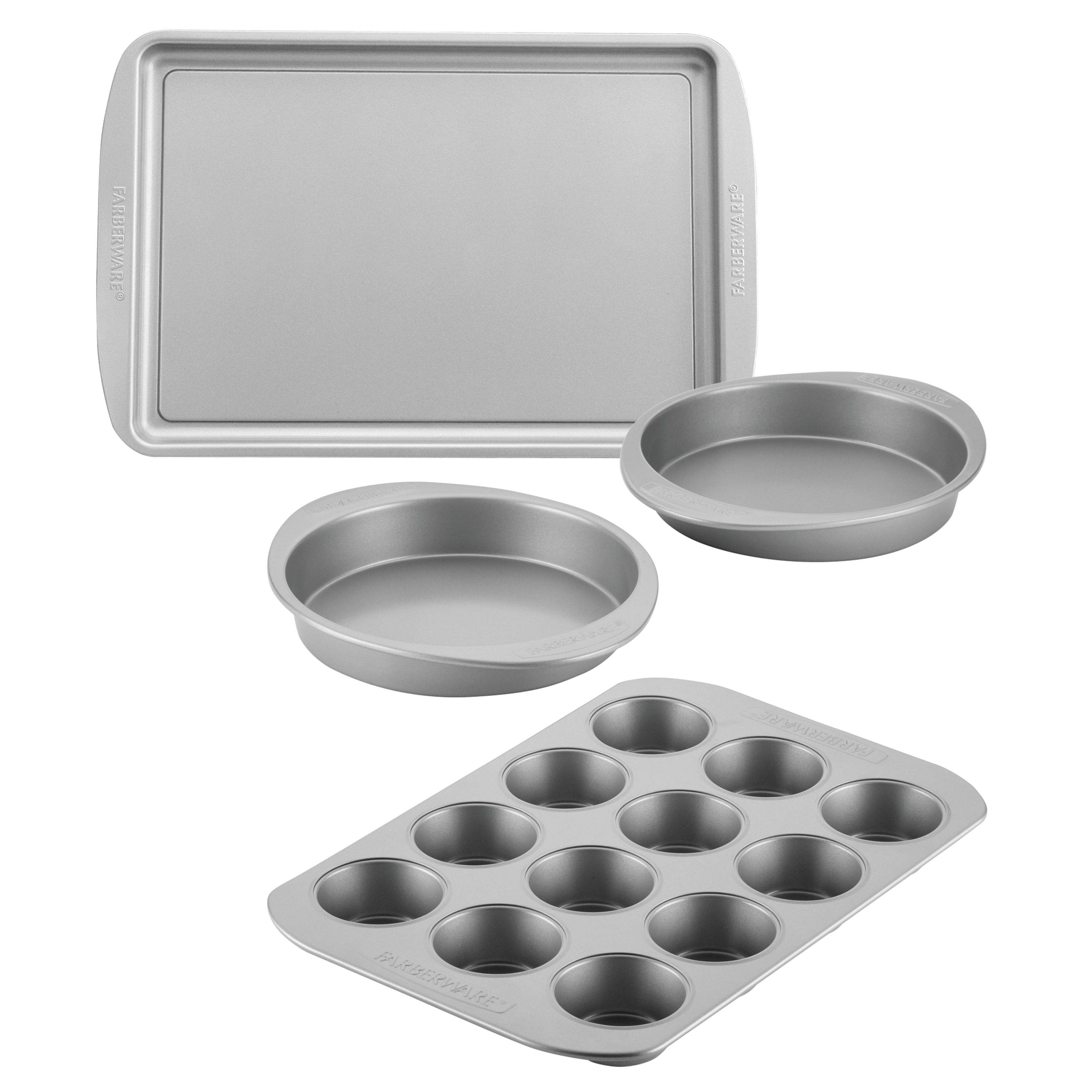 https://ak1.ostkcdn.com/images/products/is/images/direct/d9152791d55b28137d74c99aa16146e5e8cc00ae/Farberware-Bakeware-Cookie-Muffin-Cupcake-%26-Cake-Pan-Set-4-Piece.jpg