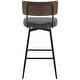 preview thumbnail 103 of 136, 26"/29" Faux Leather Swivel Counter/Bar Stools Set of 2/3