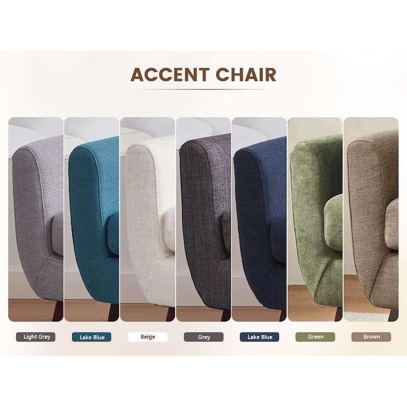 HUIMO Set of 2 Modern Tufted Accent Chair