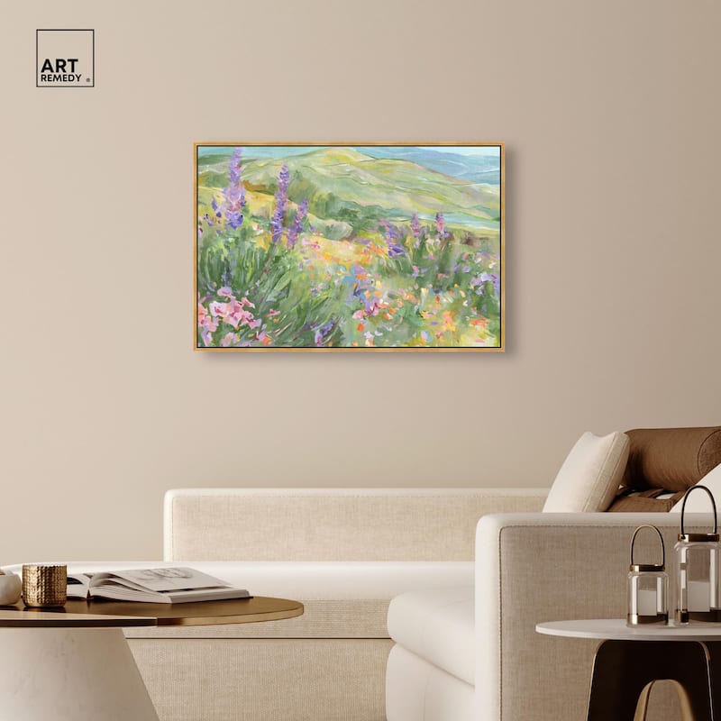 Blooming Fields Canvas by Art Remedy