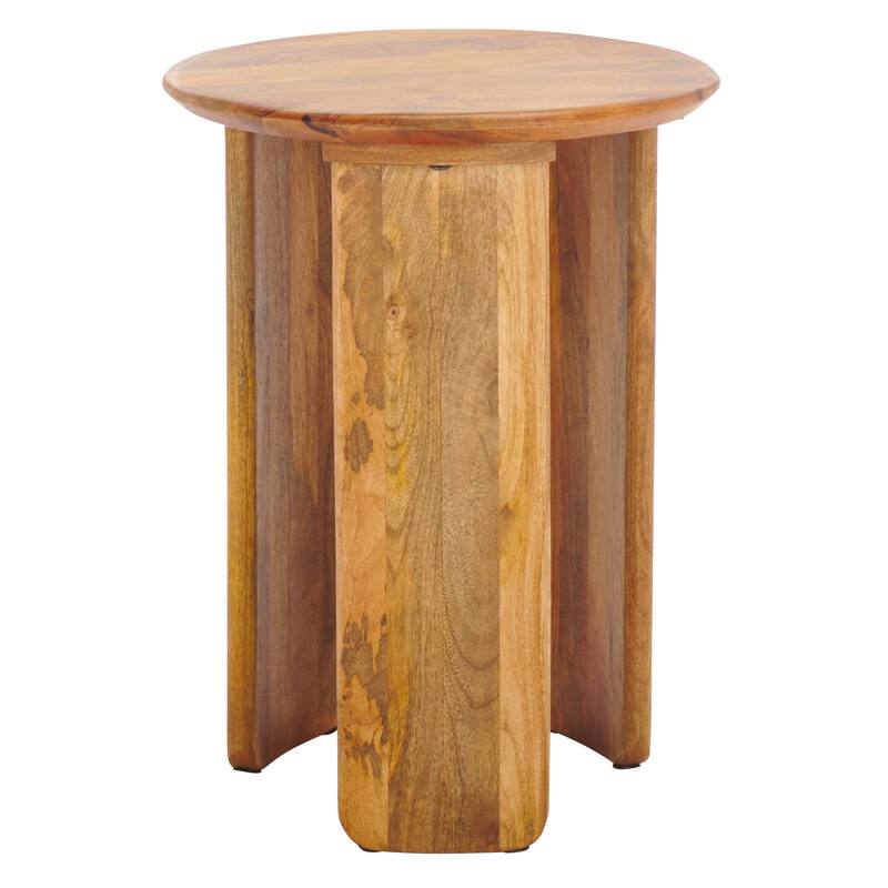 SAFAVIEH Home Karin Wood Side Table - 18"W x 18"D x 24"H