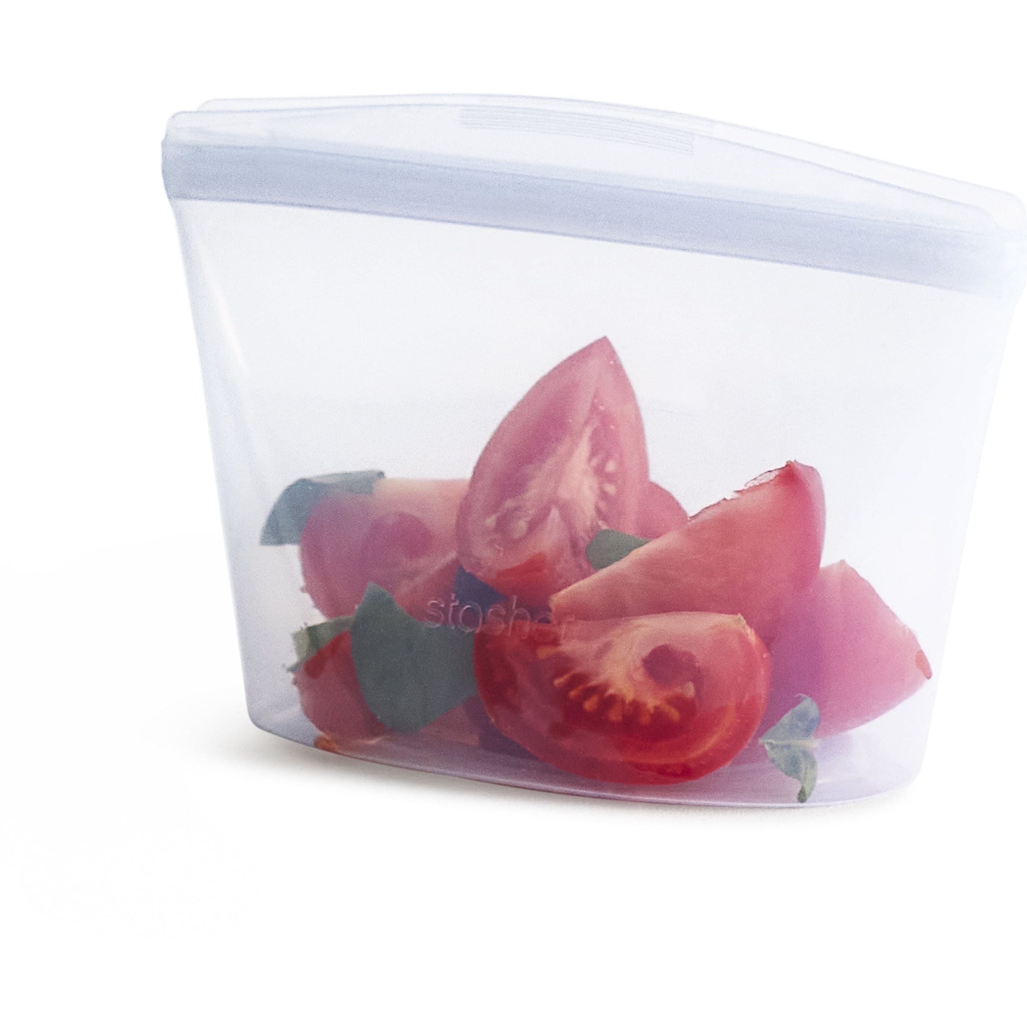 2-Cup Silicone Food Storage Container with Leak-Proof Seal, Dishwasher & Microwave Safe