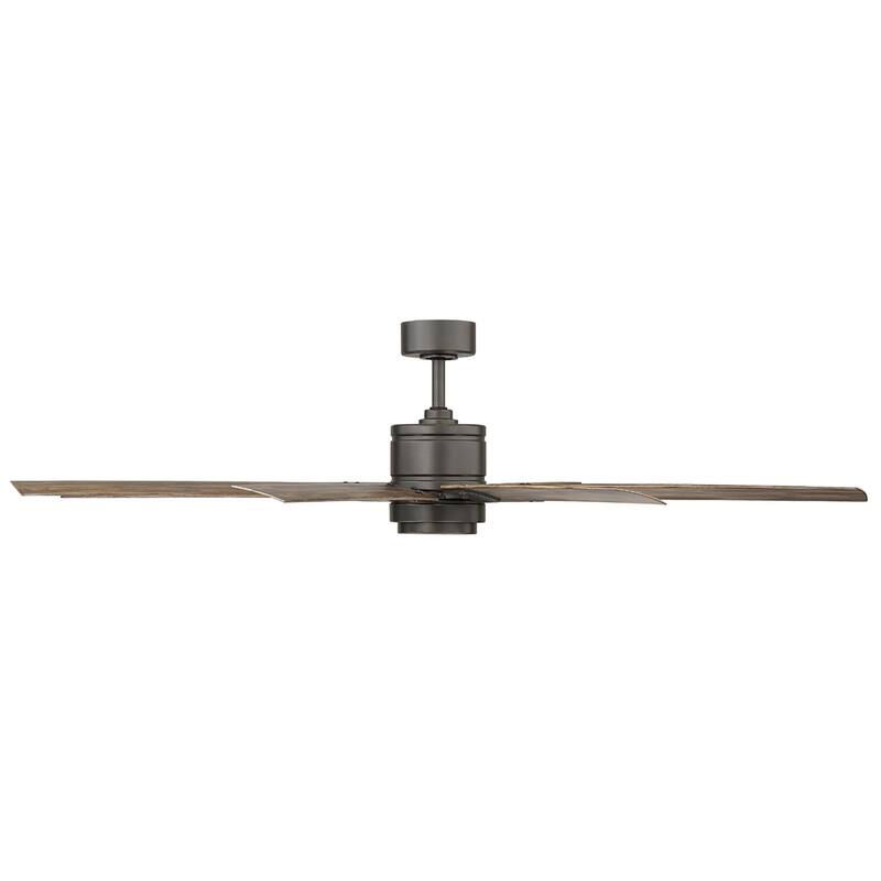 Renegade Indoor and Outdoor 8-Blade Smart Ceiling Fan 66in with 3000K LED Light Kit and Remote Control with Wall Cradle - 66