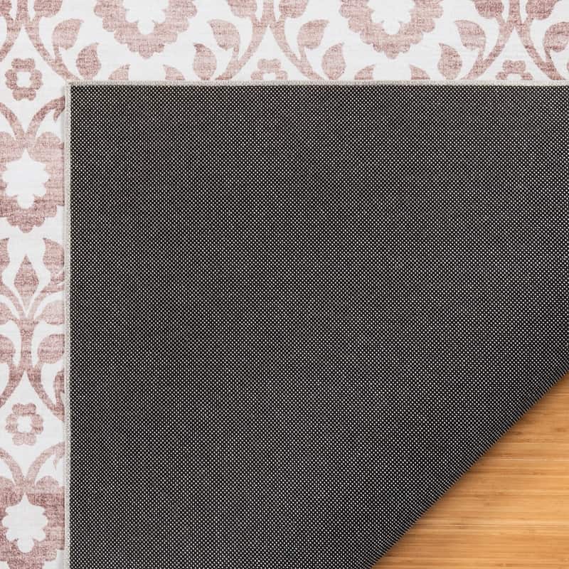 Gertmenian Crystal Print Soft Flat Pile Polyester Slip Resistant Washable Indoor Printed Area Rug Collection