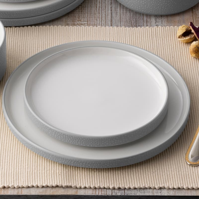 Noritake Colortex Stone Set Of 4 Stax Salad Plates, 7-1/2"