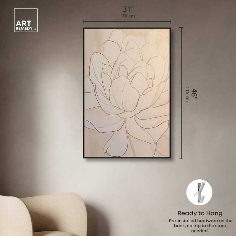 Sculpted Shards I Canvas by Art Remedy