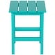 preview thumbnail 54 of 69, POLYTRENDS Laguna All Weather Poly Outdoor Side Table - Square