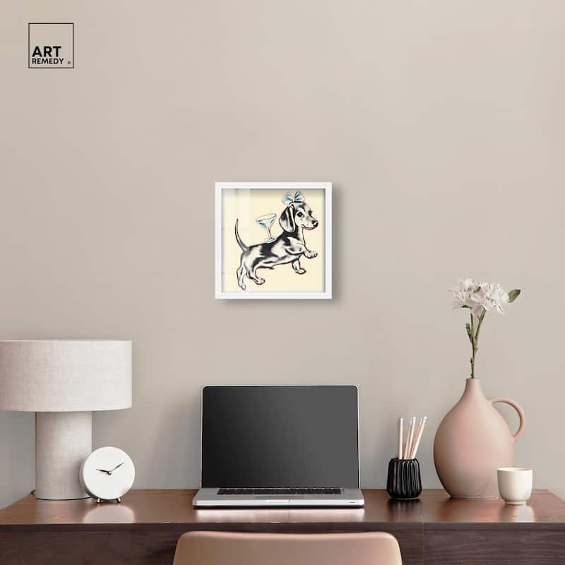 Martini Pup II Shadowbox by Art Remedy