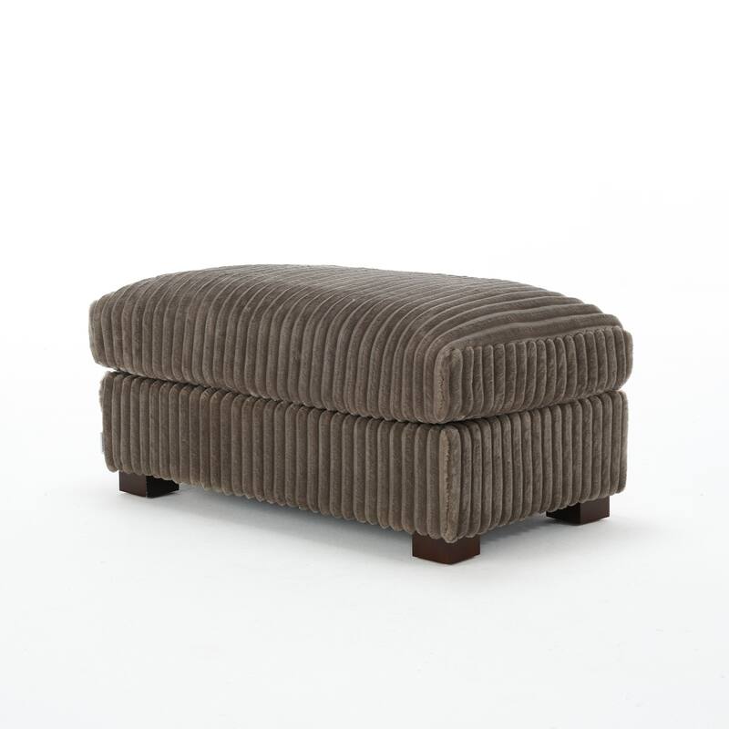 80"W Plush Modular Sectional Sofa with Pillows for Living Room