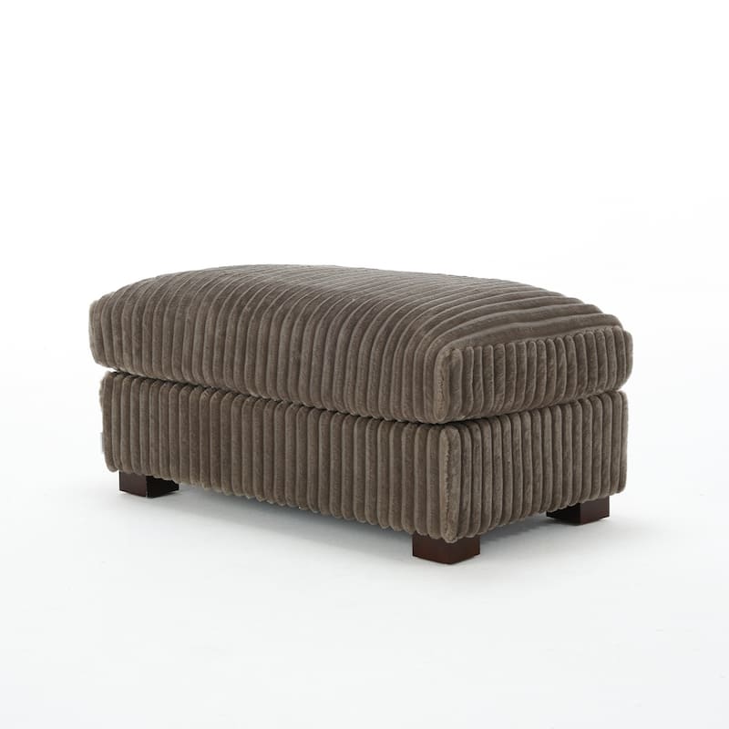 Plush Cloud Couch Modular Sectional Sofa with Ottoman