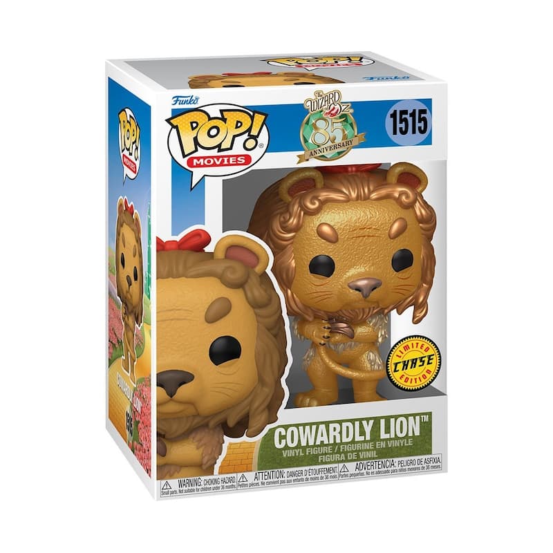 Funko Pop! The Wizard of Oz 85th Anniversary - Cowardly Lion #1515 - Chase Variant