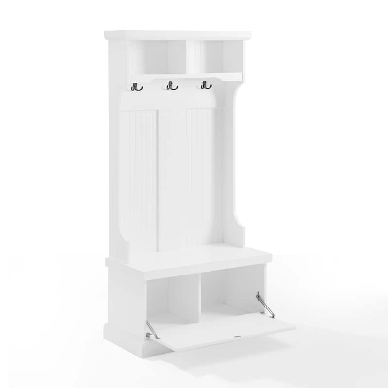 Crosley Shoreline Hall Tree - 31.5 "W x 15.75 "D x 64.25 "H