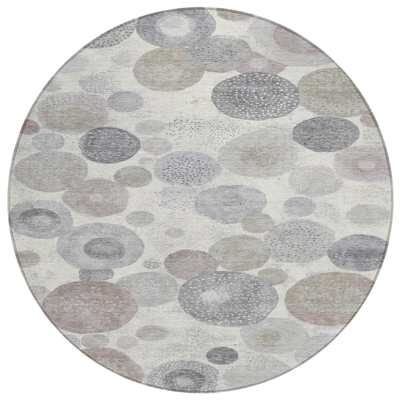 HomeRoots Geometric Transitional Rectangle Outdoor Rug
