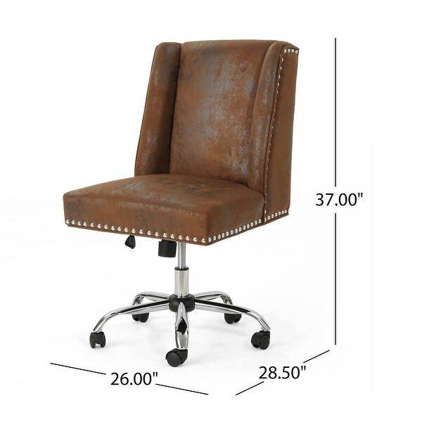 Chiara Home Office Desk Chair by Christopher Knight Home N/A Bed