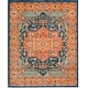 preview thumbnail 27 of 102, SAFAVIEH Evoke Jacki Vintage Boho Medallion Rug 11' x 15' - Blue/Orange - Rectangle