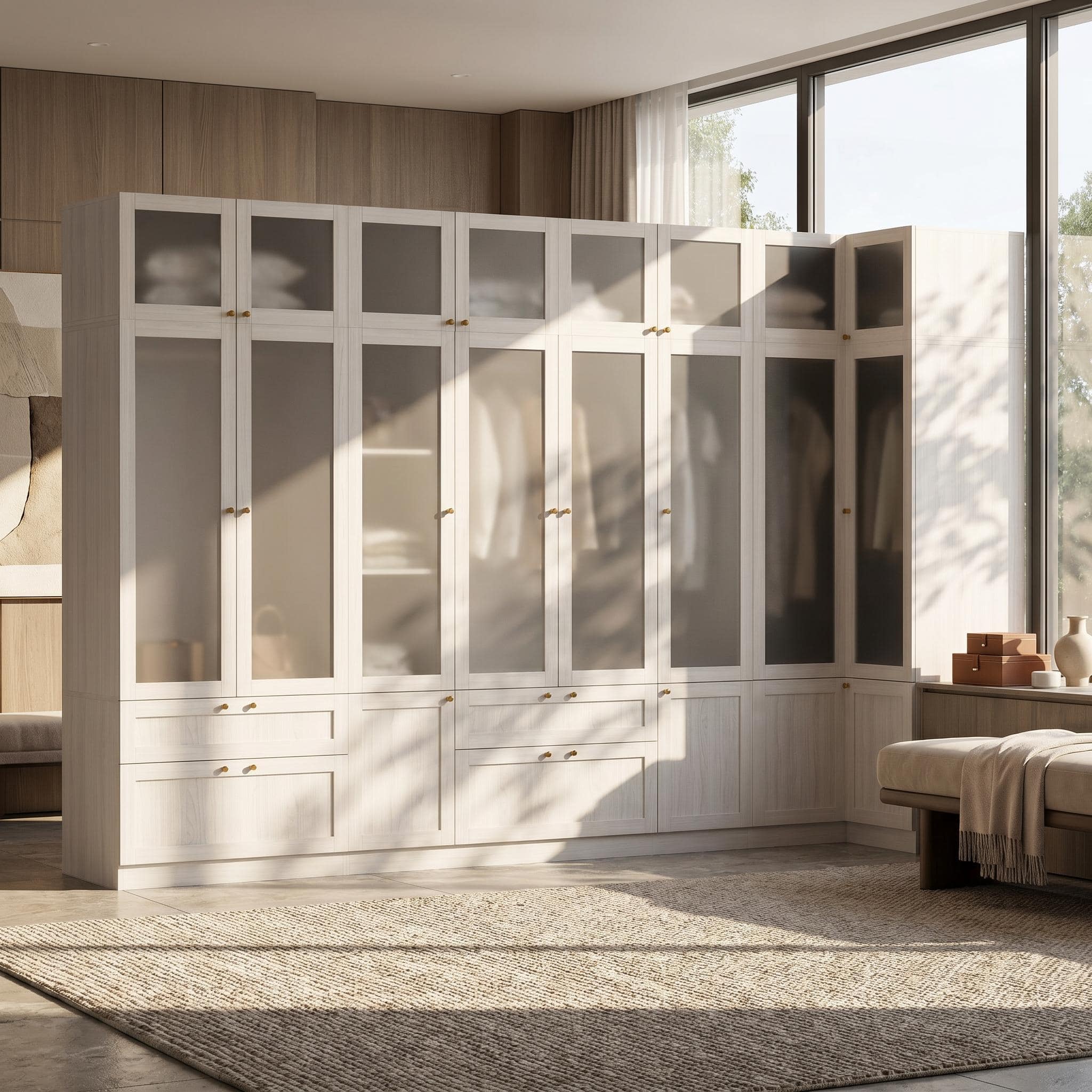 Option 129.9x86.6Inch(Corner)
