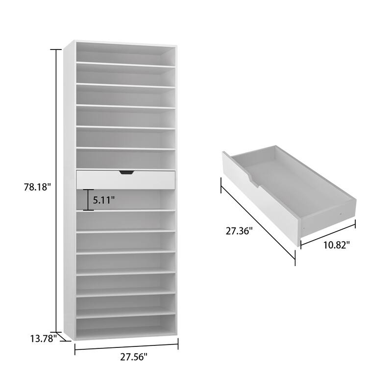 Timechee Shoe Rack Multi Layer Shelf Entrance Storage Shoe Cabinet