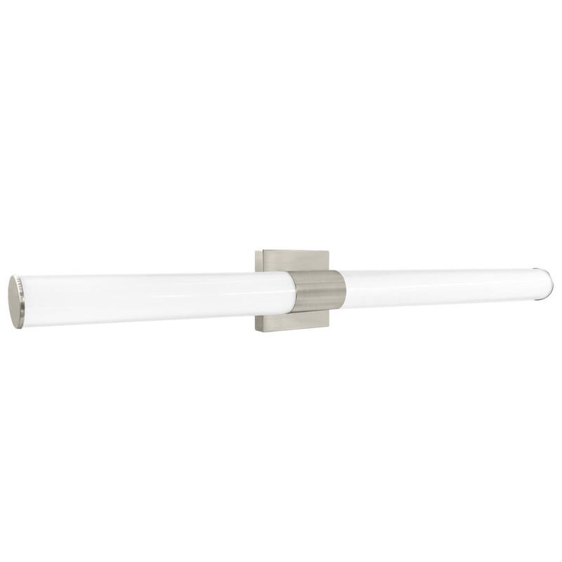 Luxrite LED Bathroom Vanity Light Fixtures 48 Inch Brushed Nickel 5 CCT 2700K-5000K 38W 3000 Lumens CRI 90 Dimmable - 2700/3000/3500/4000/5000