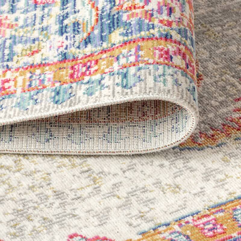 JONATHAN Y Flori Medallion Area Rug