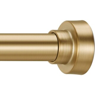 Tension Shower Curtain Rod, Adjustable Spring Tension Curtain Rod No Drilling, Non-Slip, Never Rust, Stainless Steel