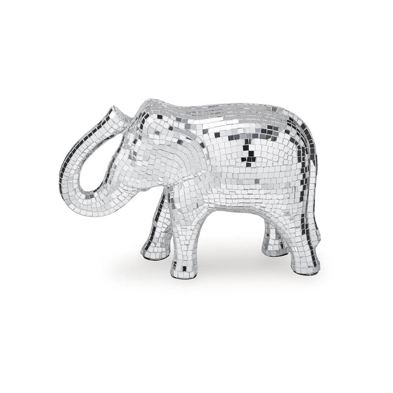 Signature Design by Ashley Hallmont Silver Sculpture - 18.25" W x 6.88" D x 12.5" H