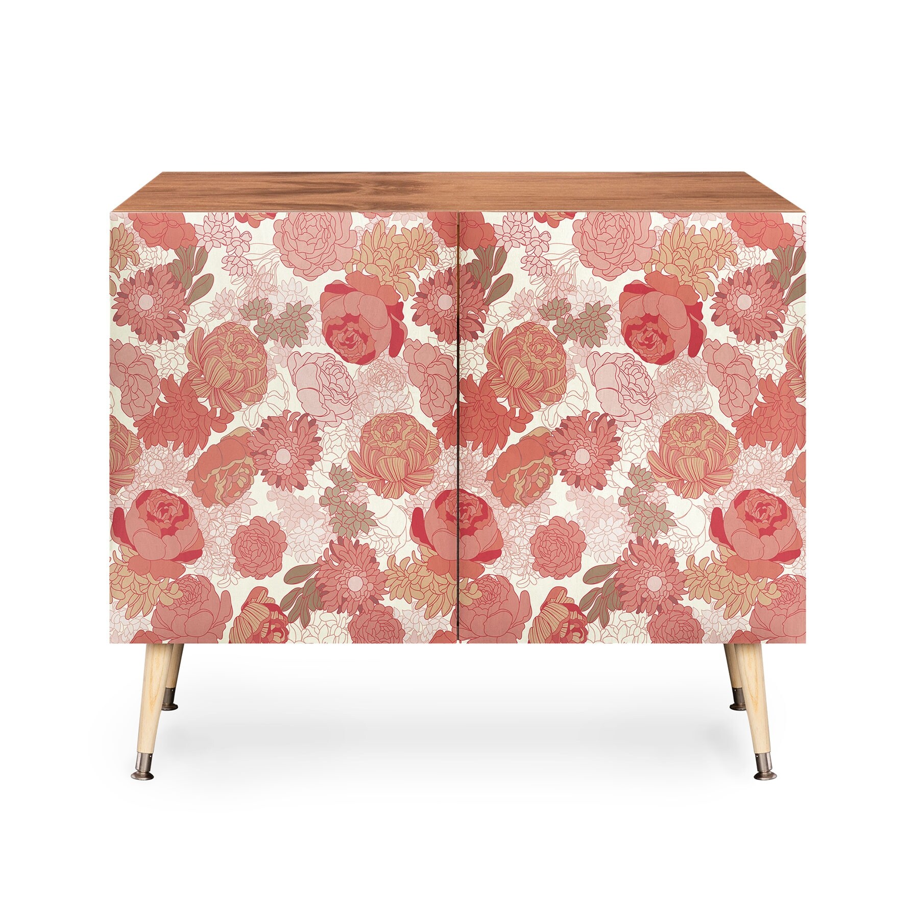 Sabine Reinhart Red Roses Made to Order Credenza Cabinet Bed Bath Beyond 36916436
