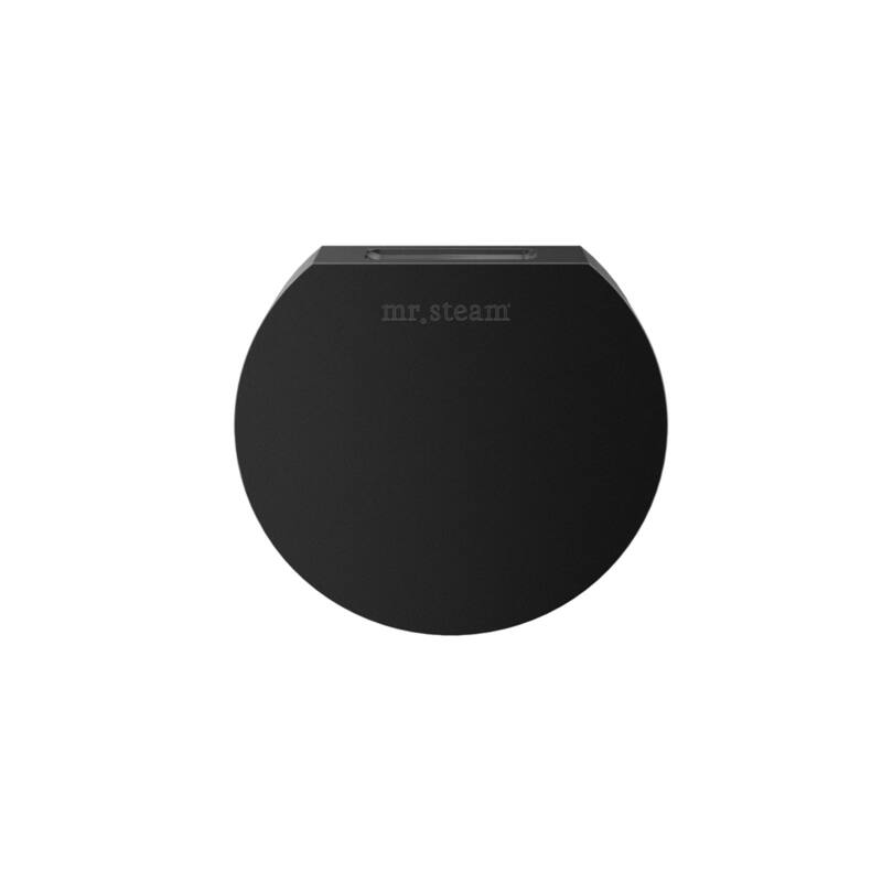 Mr Steam 104515 Designer Square 3 in. Steamhead with Aroma Therapy - Matte Black