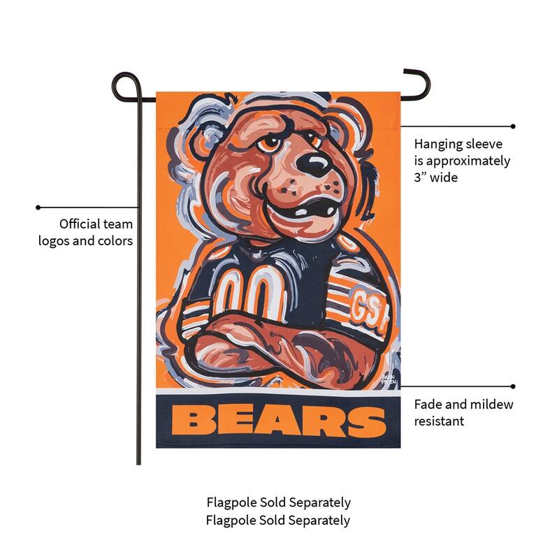 Chicago Bears, Suede Garden Justin Patten