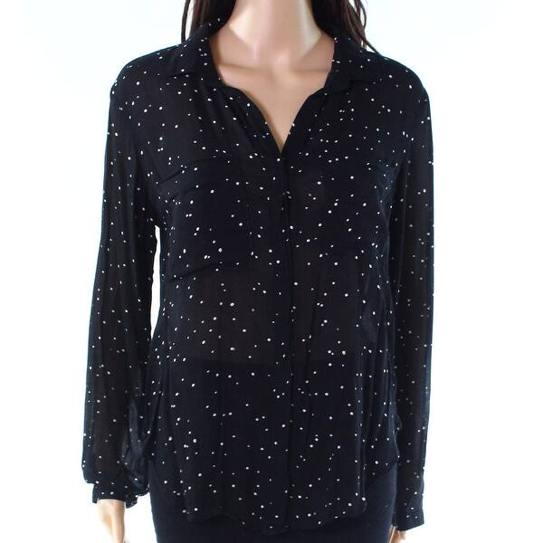 Shop Cloth Stone Womens Large Splatter Button Down Shirt