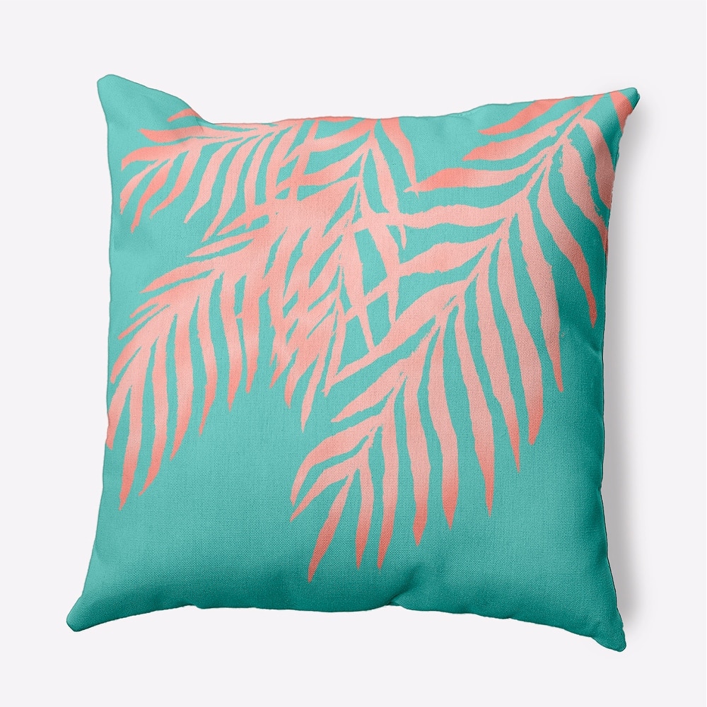 Blowing Palm Fronds Indoor/Outdoor Throw Pillow