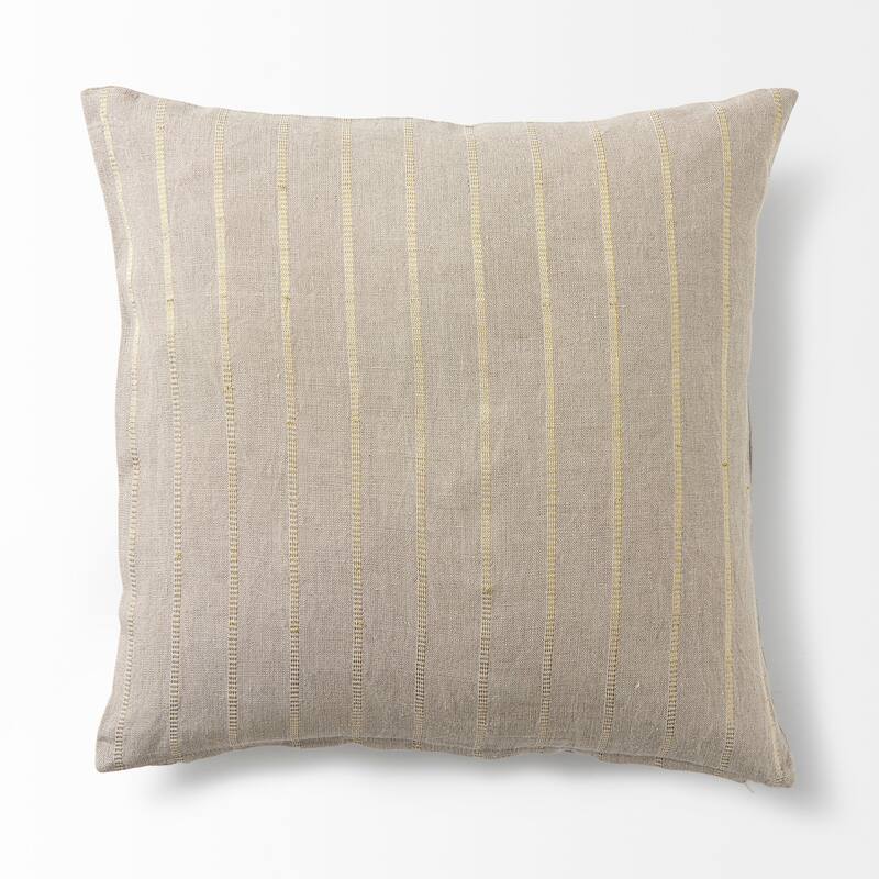 Danika 13.0L x 21.0W x 0.2H Beige Fabric Decorative Pillow Cover