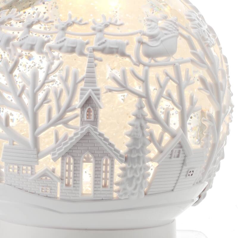 6.5" LED Winter Scene Water Globe Usb