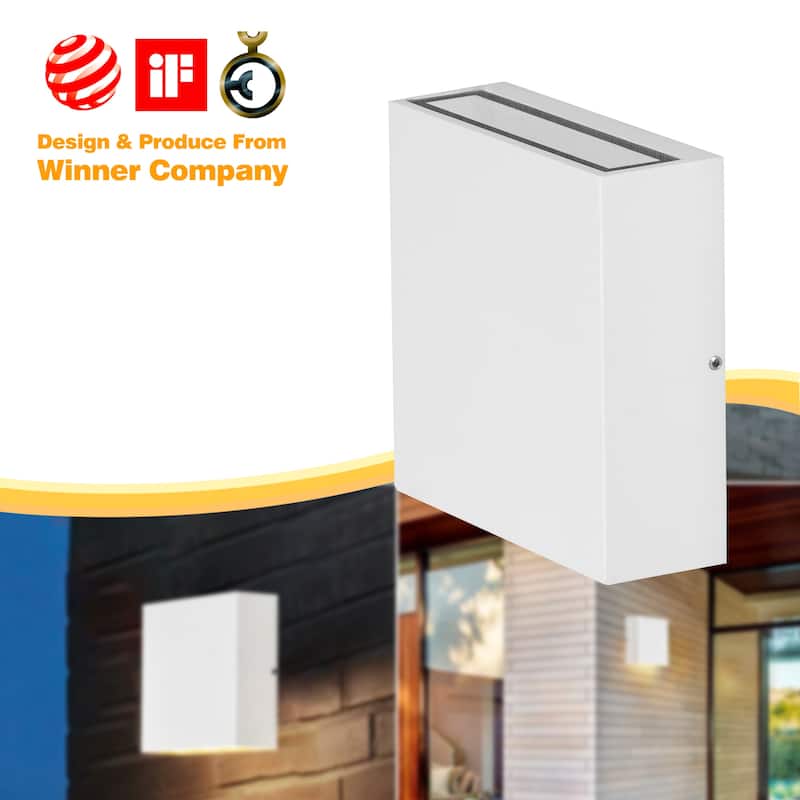Wall Lights Outdoor Wall Sconce Waterproof Outdoor Wall Lamps Up and Down Lighting Exterior Sconces Porch Lantern