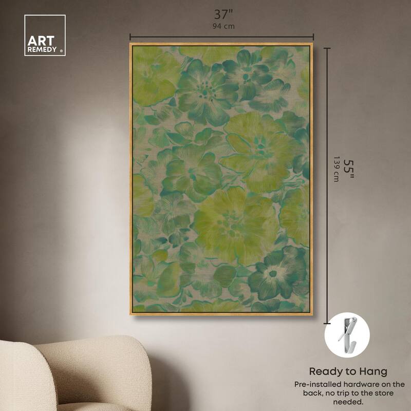 Verdigris Vista Canvas by Art Remedy