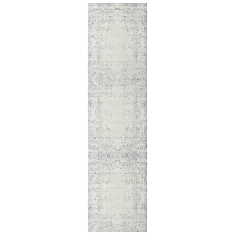 Sevita Modern Abstract, Machine Washable Indoor Area Rug - 2' x 5'