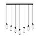 preview thumbnail 4 of 5, Arden by Z-Lite 7 Light Chandelier in Matte Black