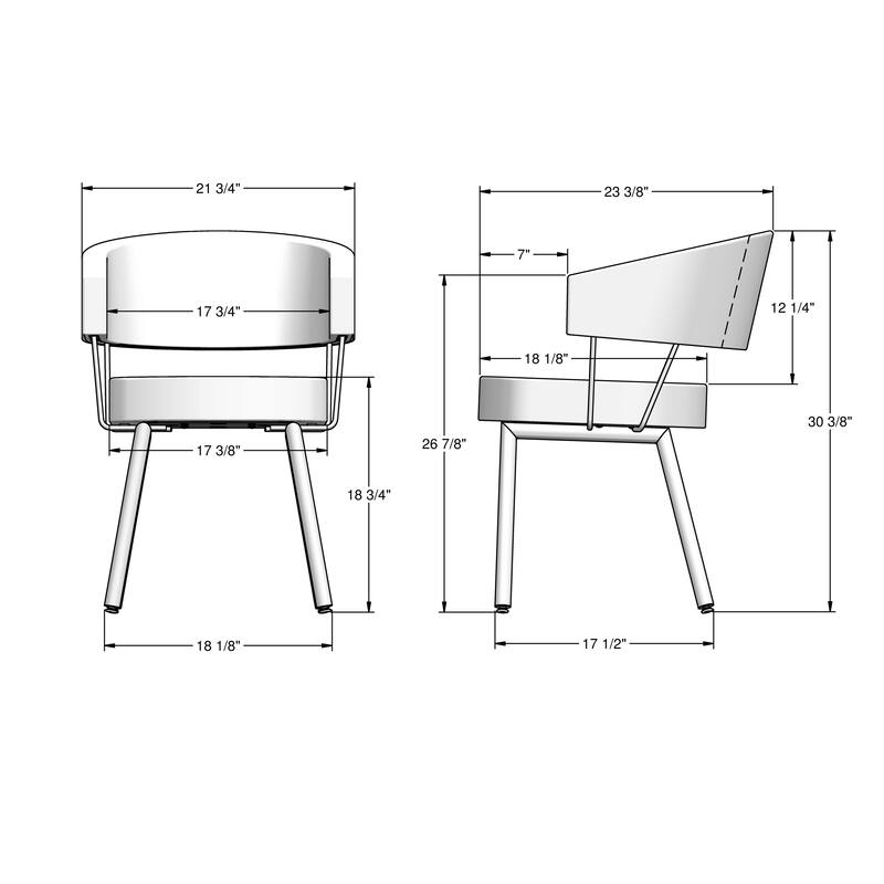 Amisco Corey Dining Chair