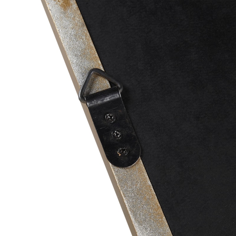 Madison Park Adelaide Gold Scalloped Wood Wall Mirror