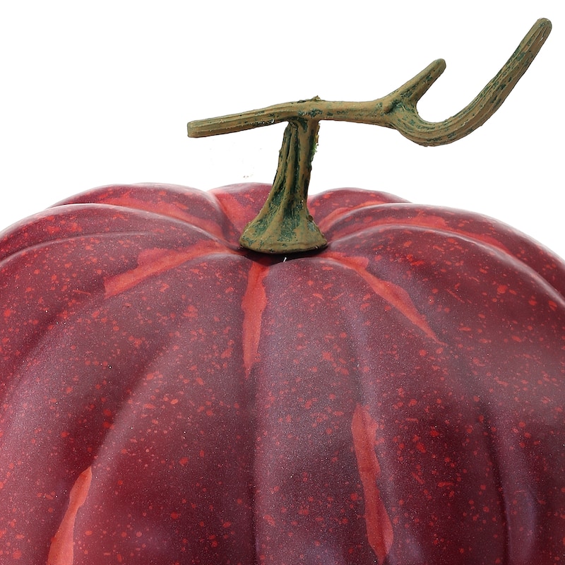 11" Latex Harvest Vine Pumpkin