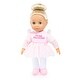 preview thumbnail 2 of 3, Bayer: Prima Ballerina Doll - 13" Pink Tutu Dress - Plays 2 Classic Ballet Music Songs, Soft Body, Open/Closes Eyes, Blonde