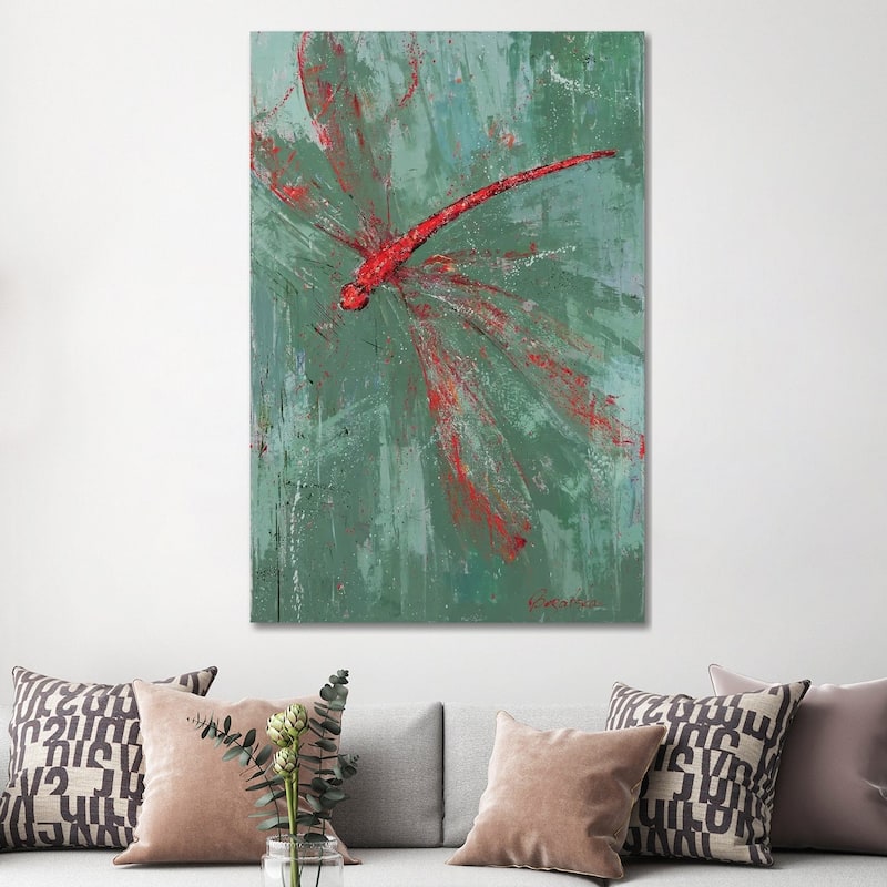 iCanvas "Dragonfly VII" by Olena Bogatska Canvas Print