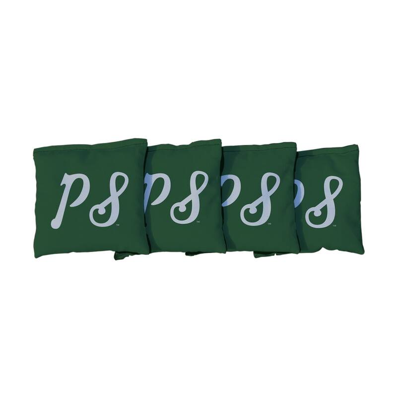 College Vault Portland State University Vikings Green Cornhole Bags - Corn Filled